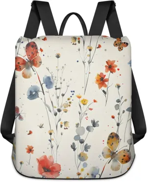 Sedentary Butterfly Anti-Theft Rucksack Fashion Backpack Travel Shoulder Bag Lightweight Waterproof Daypack Casual Backpacks For Women Men