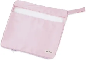 Silky Travel Packing Organizer, Luggage Organizer Bag with Zipper, Soft and Smooth, Lightweight and Foldable, Large Size, Fit for Daily and Travel Storage(Large, Pink)