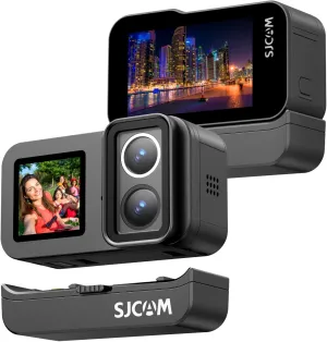 SJCAM SJ20 Action Camera 4K, F2.0/F1.3 Dual Lens, 154° FOV HDR, Low Light, 1850mAh Battery, Stabilization, Waterproof, 8X Zoom, Helmet Kits, Support Ext MIC& Remote Control