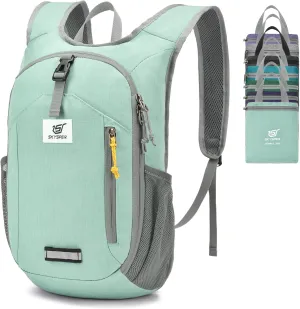 SKYSPER 10L Hiking Backpack Small Hiking Daypack Packable Lightweight Travel Day Pack for Women Men(Mintgreen)