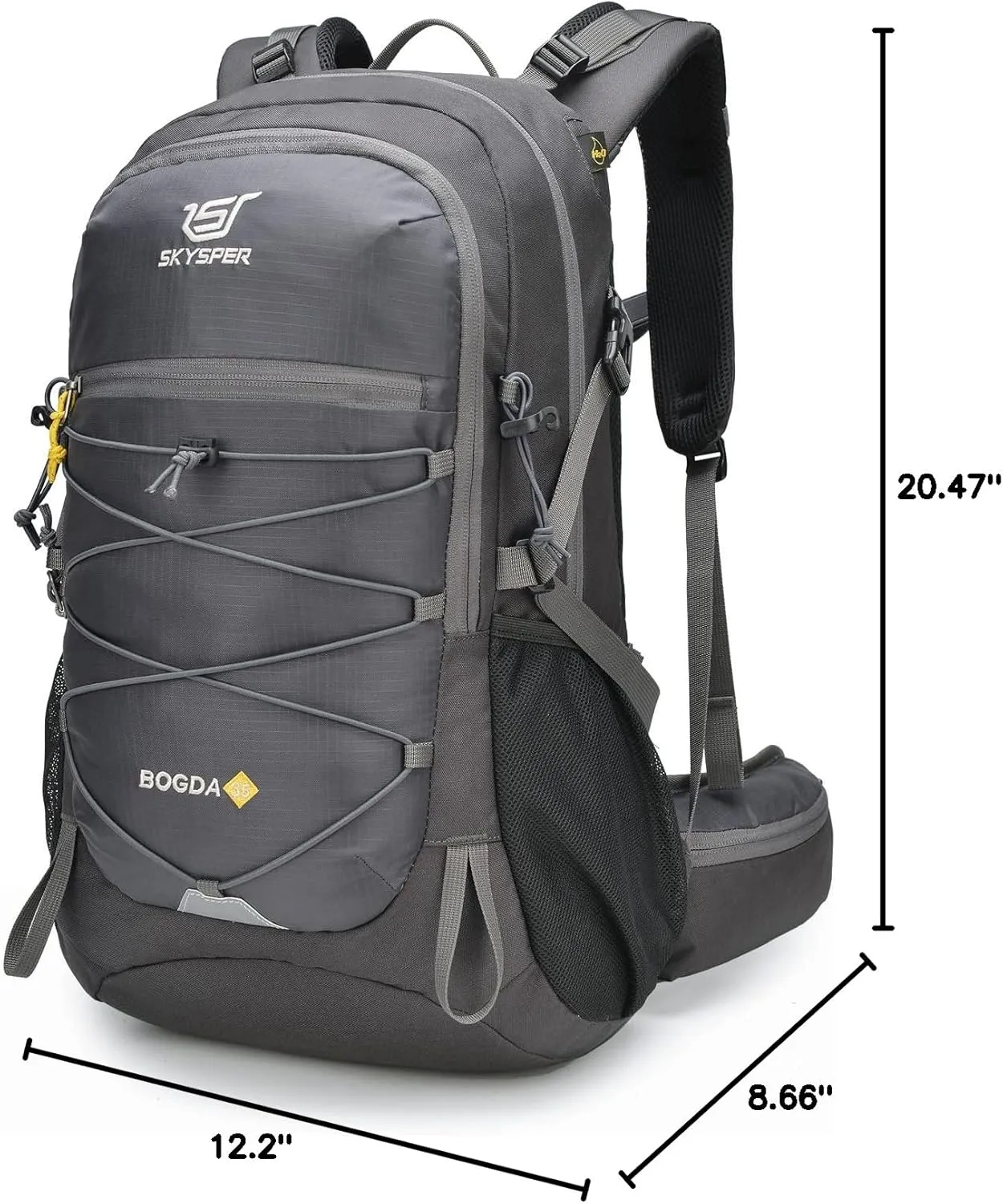SKYSPER Hiking Backpack for Men Women, 35L Travel Backpack Waterproof Camping Backpack Outdoor Lightweight Daypack