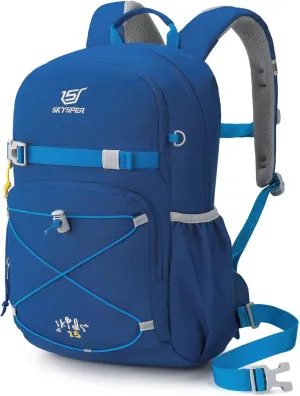 SKYSPER Kids Backpack - 15L Travel Backpacking Small Age 4-6 Ergonomical Design Multi-compartment Breathable Day Pack Preschool Kindergarten Bag