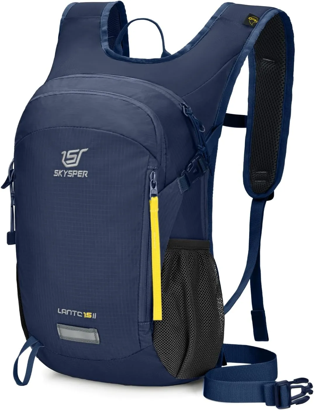 SKYSPER Small Hiking Backpack 15L Lightweight Travel Daypack for Camping Travelling Breathable Walking Daybag for Women Men