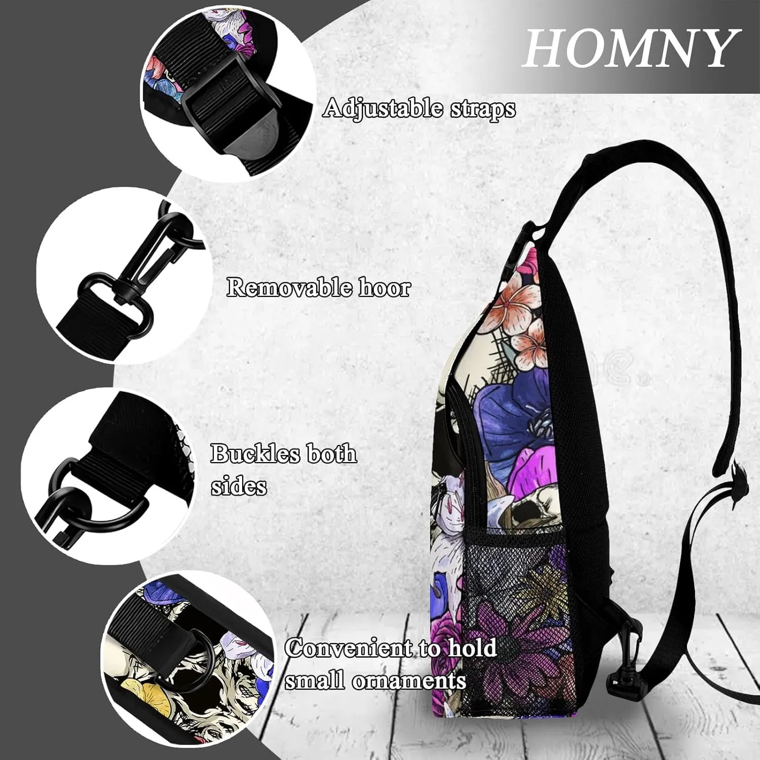 Sling Backpack Trendy Sling Bag Multipurpose Crossbody Sling Travel Hiking Crossbody Shoulder Backpack