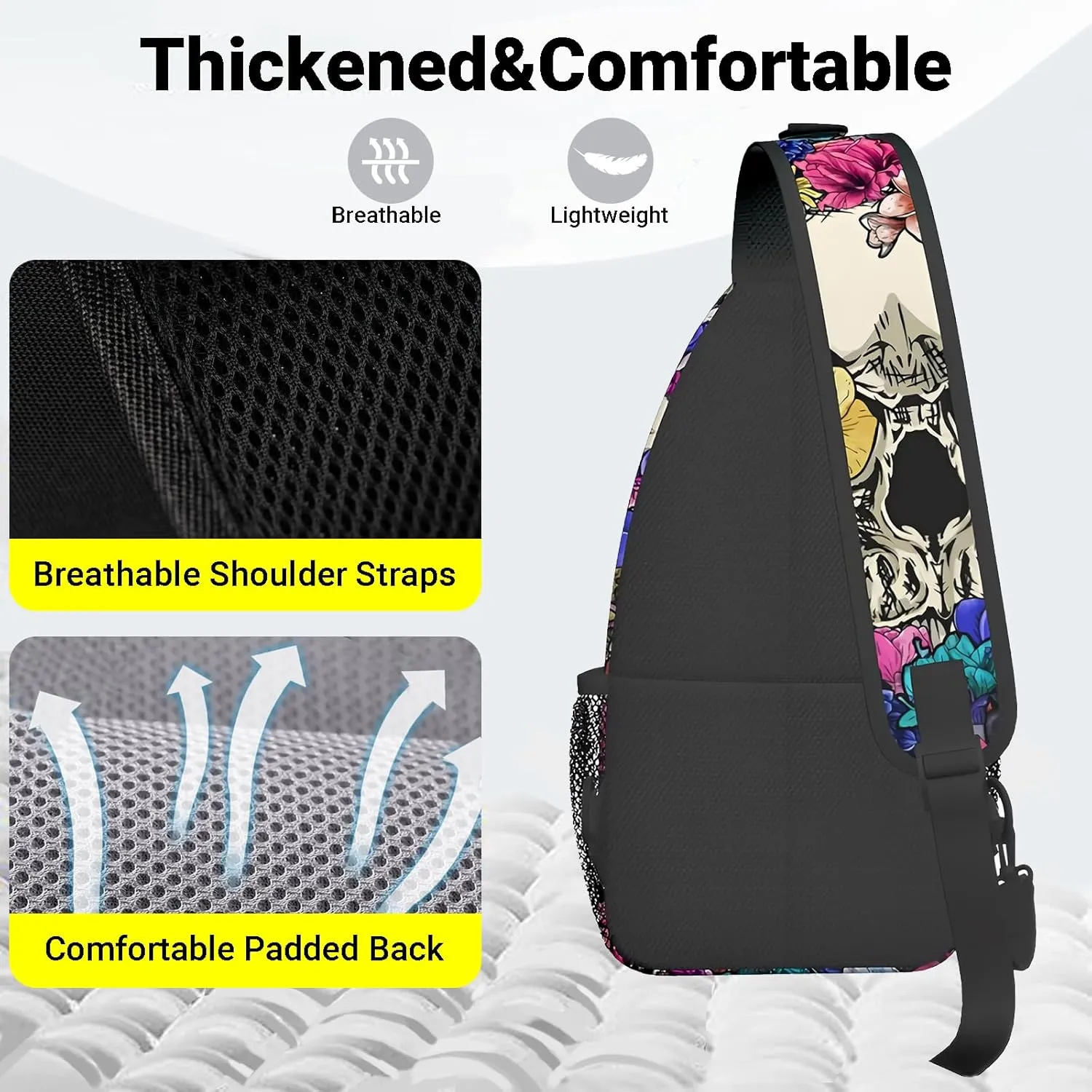 Sling Backpack Trendy Sling Bag Multipurpose Crossbody Sling Travel Hiking Crossbody Shoulder Backpack