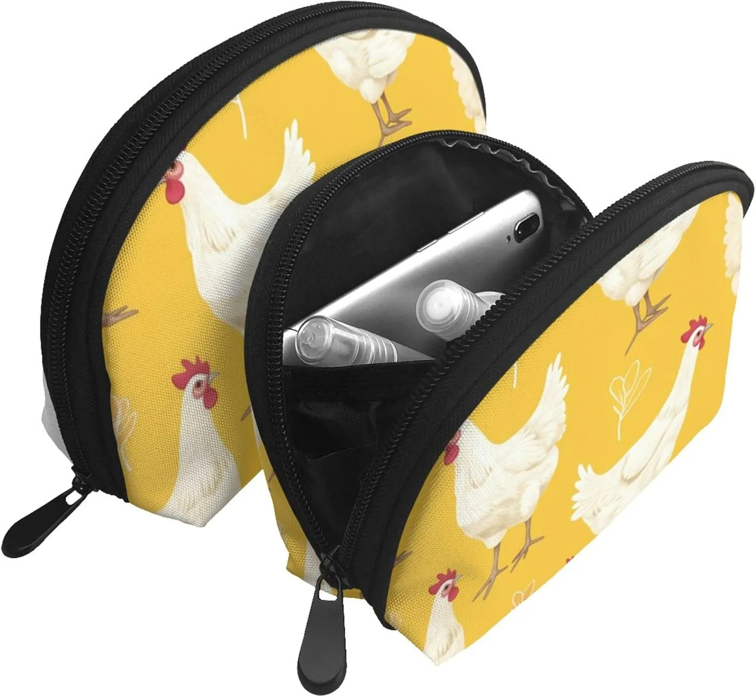 Small Coin Purse Change Purse Pouch Mini Wallet Coin Bag with Zipper for Women, Compatible with A Brood Of Chickens