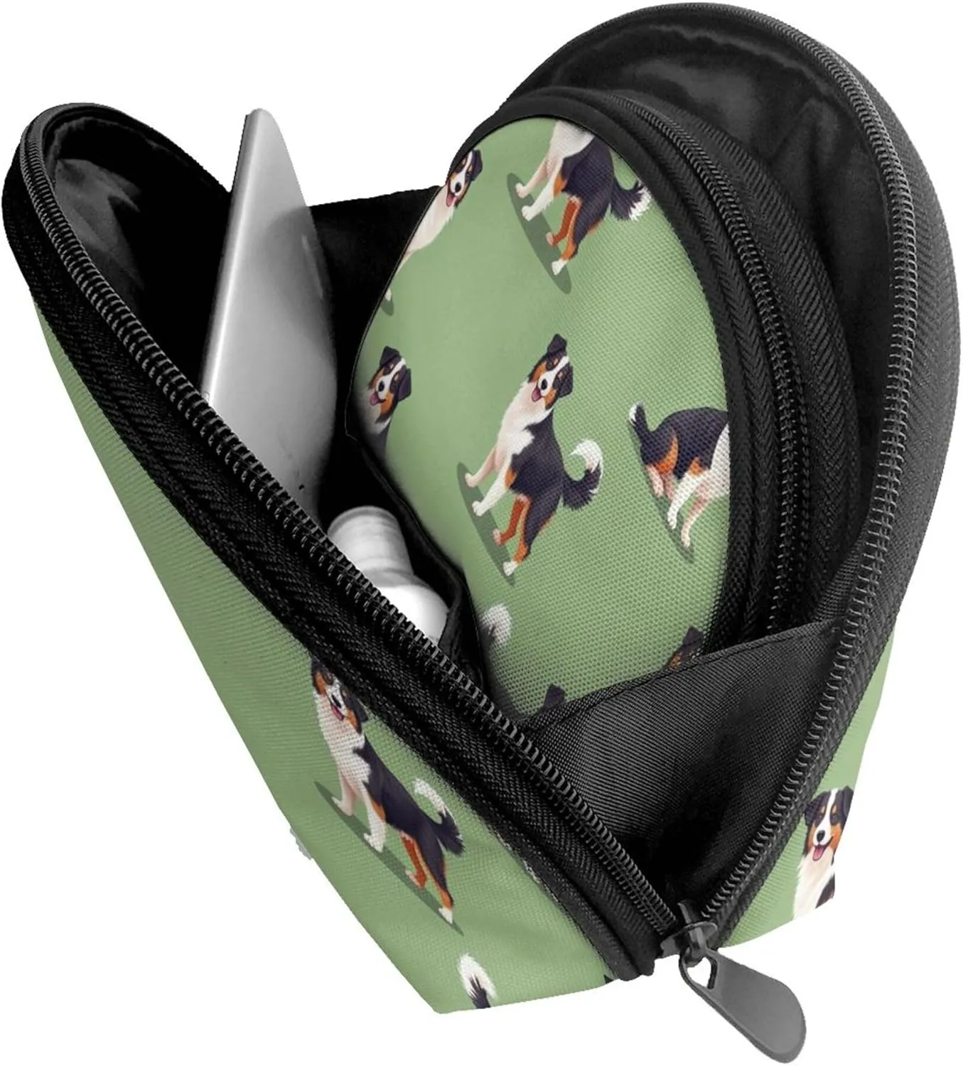 Small Coin Purse Cute Change Purse Compatible with Australian Shepherds Dogs for Women Zipper Coin Pouch, Mini Coin Bag Pouch for Women