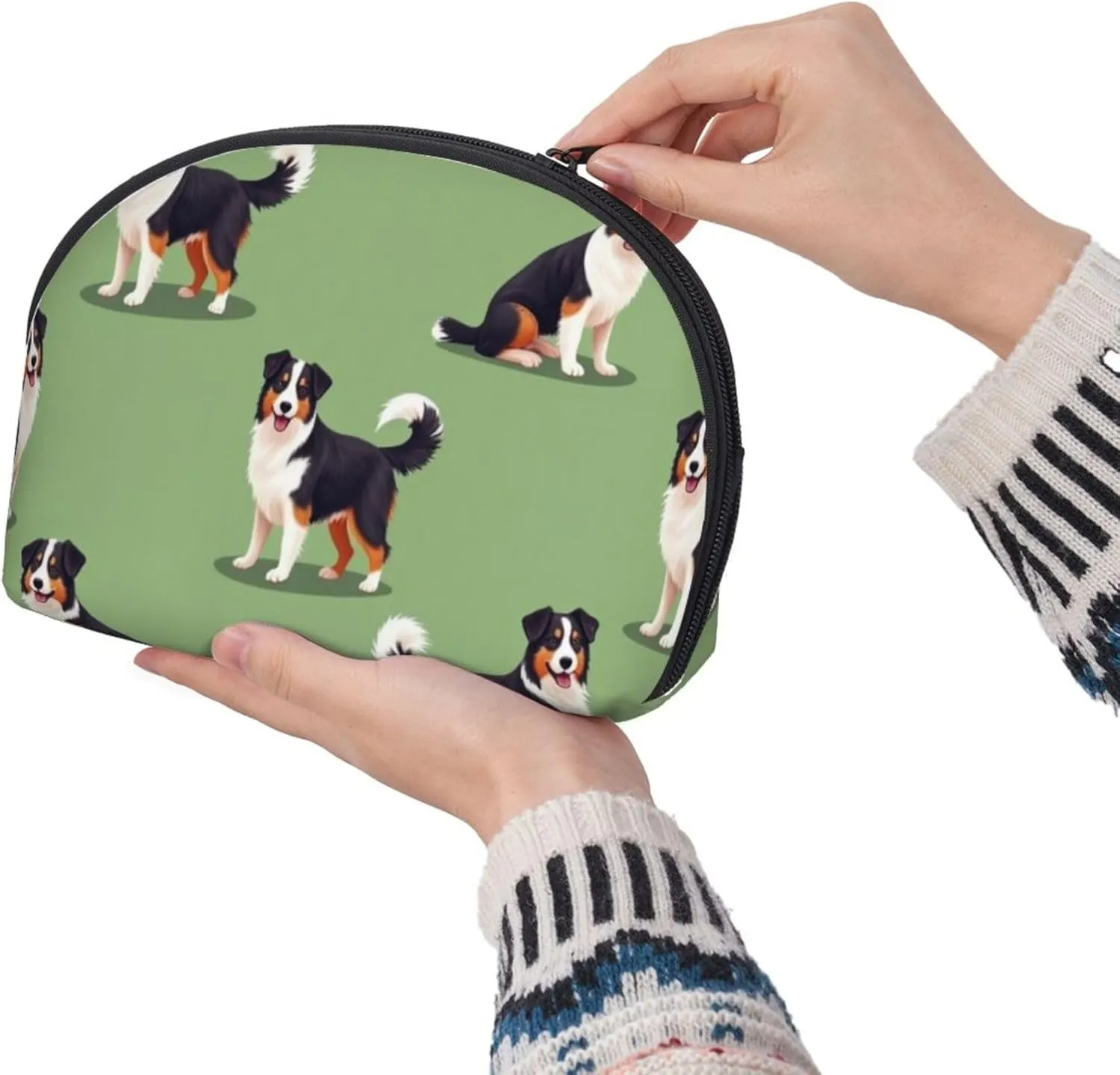 Small Coin Purse Cute Change Purse Compatible with Australian Shepherds Dogs for Women Zipper Coin Pouch, Mini Coin Bag Pouch for Women