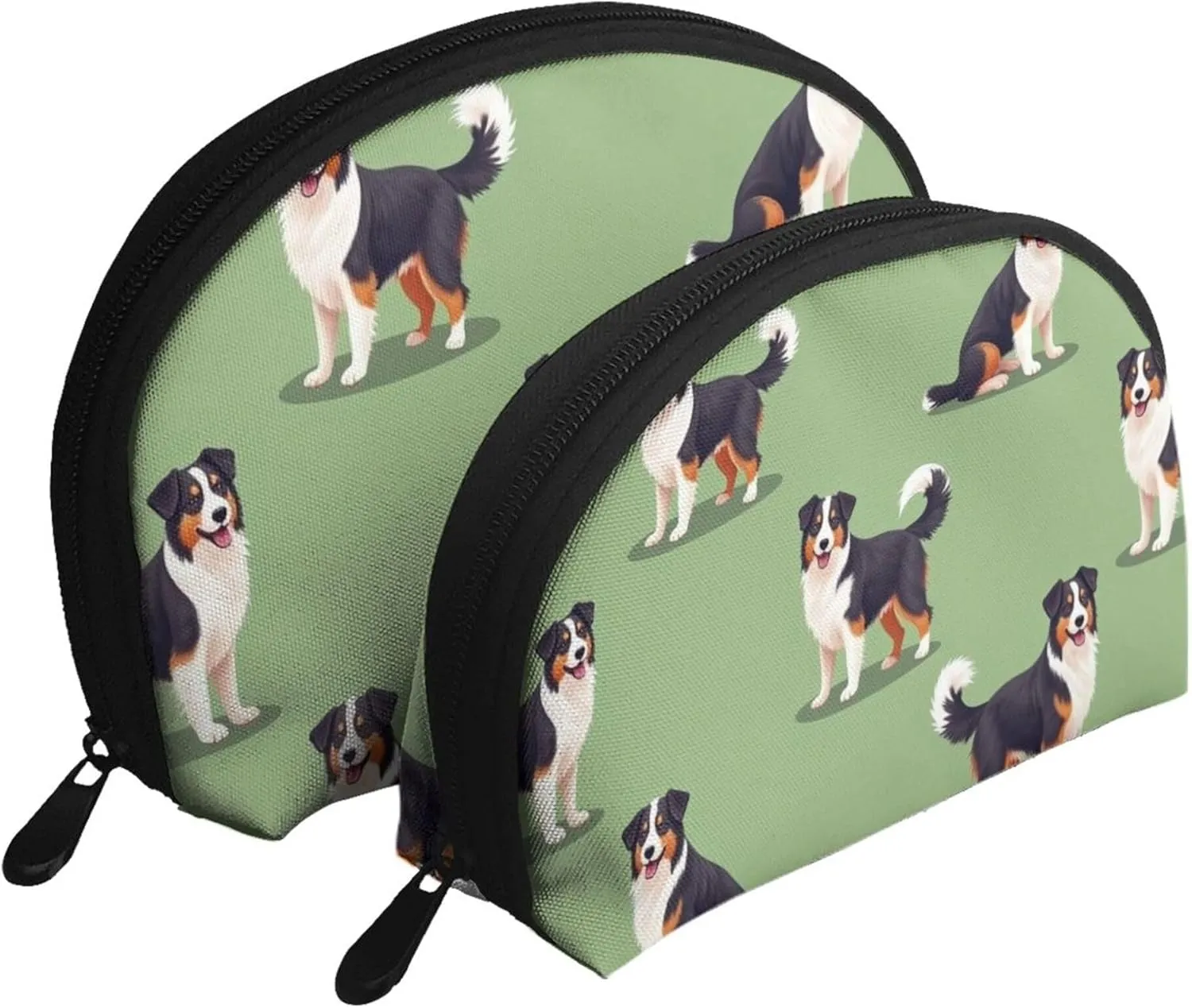 Small Coin Purse Cute Change Purse Compatible with Australian Shepherds Dogs for Women Zipper Coin Pouch, Mini Coin Bag Pouch for Women