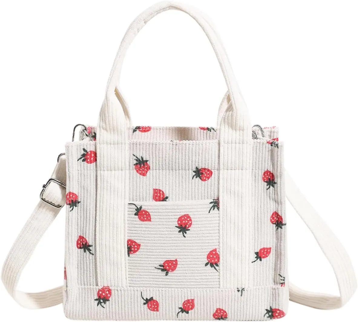 Small Corduroy Tote Bag for Women Mini Crossbody Purses for TeensHandbags Shoulder Bags Satchel