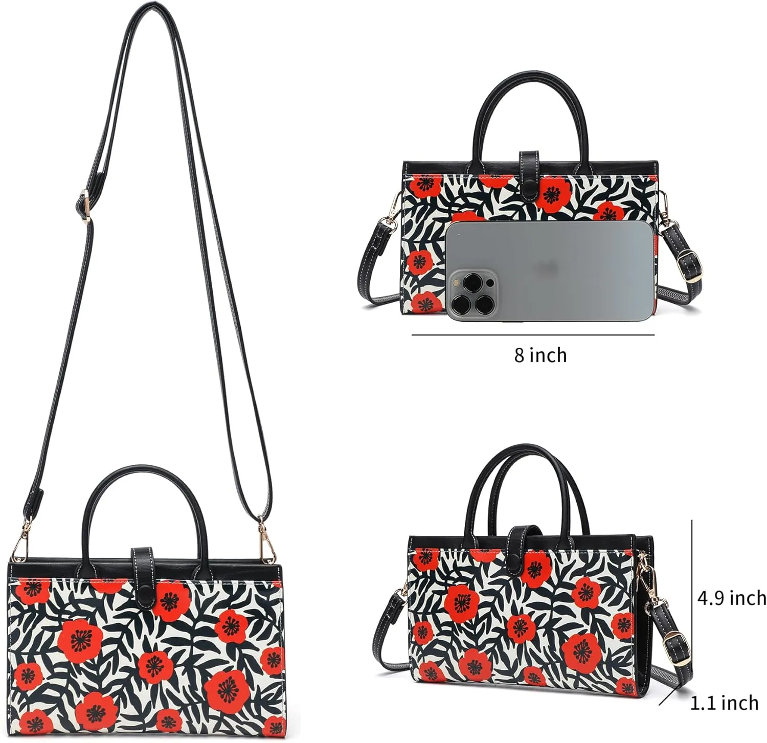 Small Crossbody Bags Shoulder Bag for Women Ladies Purse and Handbags Wallet Top Handle Handbags