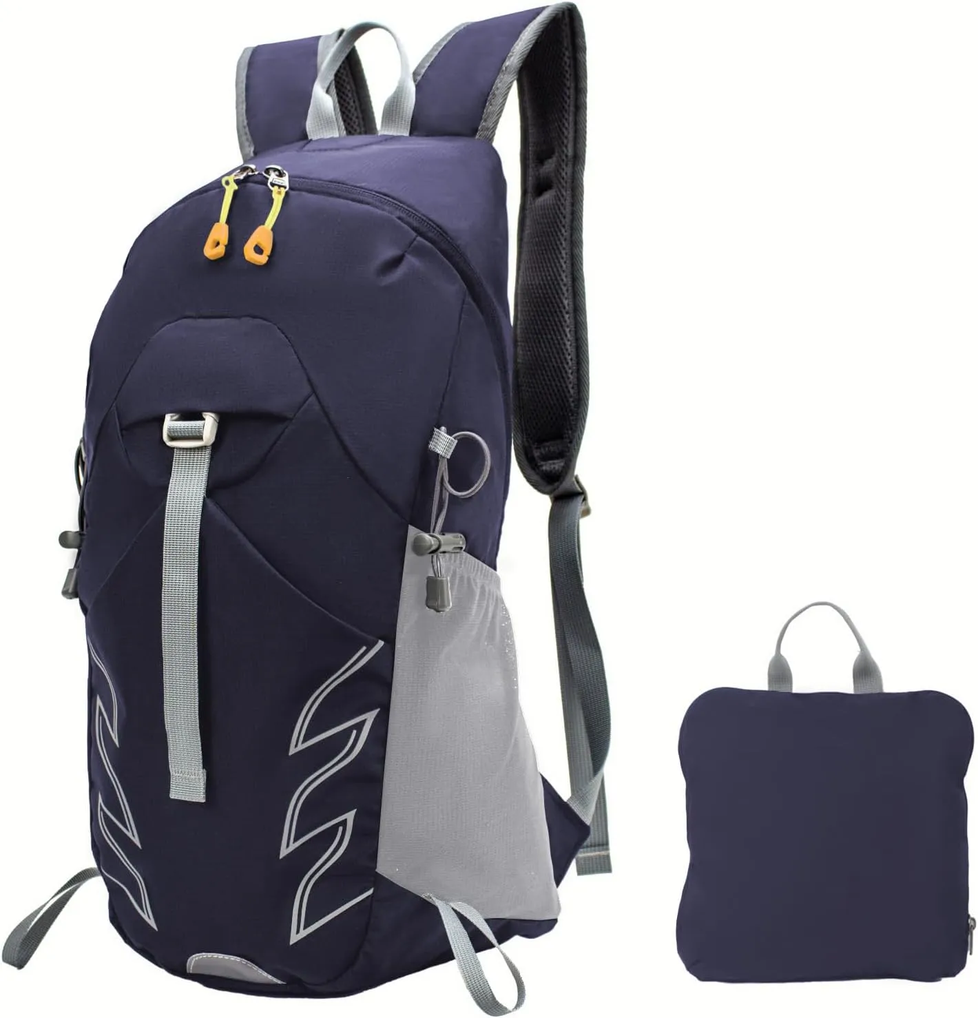 Small Lightweight Hiking Backpack，25L Foldable Hiking Daypack Cycling Hydration Backpack Travel Camping Bag