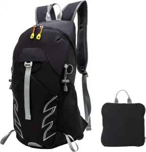 Small Lightweight Hiking Backpack，25L Foldable Hiking Daypack Cycling Hydration Backpack Travel Camping Bag