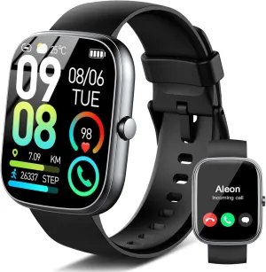 Smart Watch, 1.91"HD Smartwatch for Men Women (Answer/Make Call), 2025 Fitness Watch Heart Rate/Activity/Step/Sleep Monitor/SpO2, Step Counter IP68 Waterproof 110  Sport Mode Watches for Android IOS