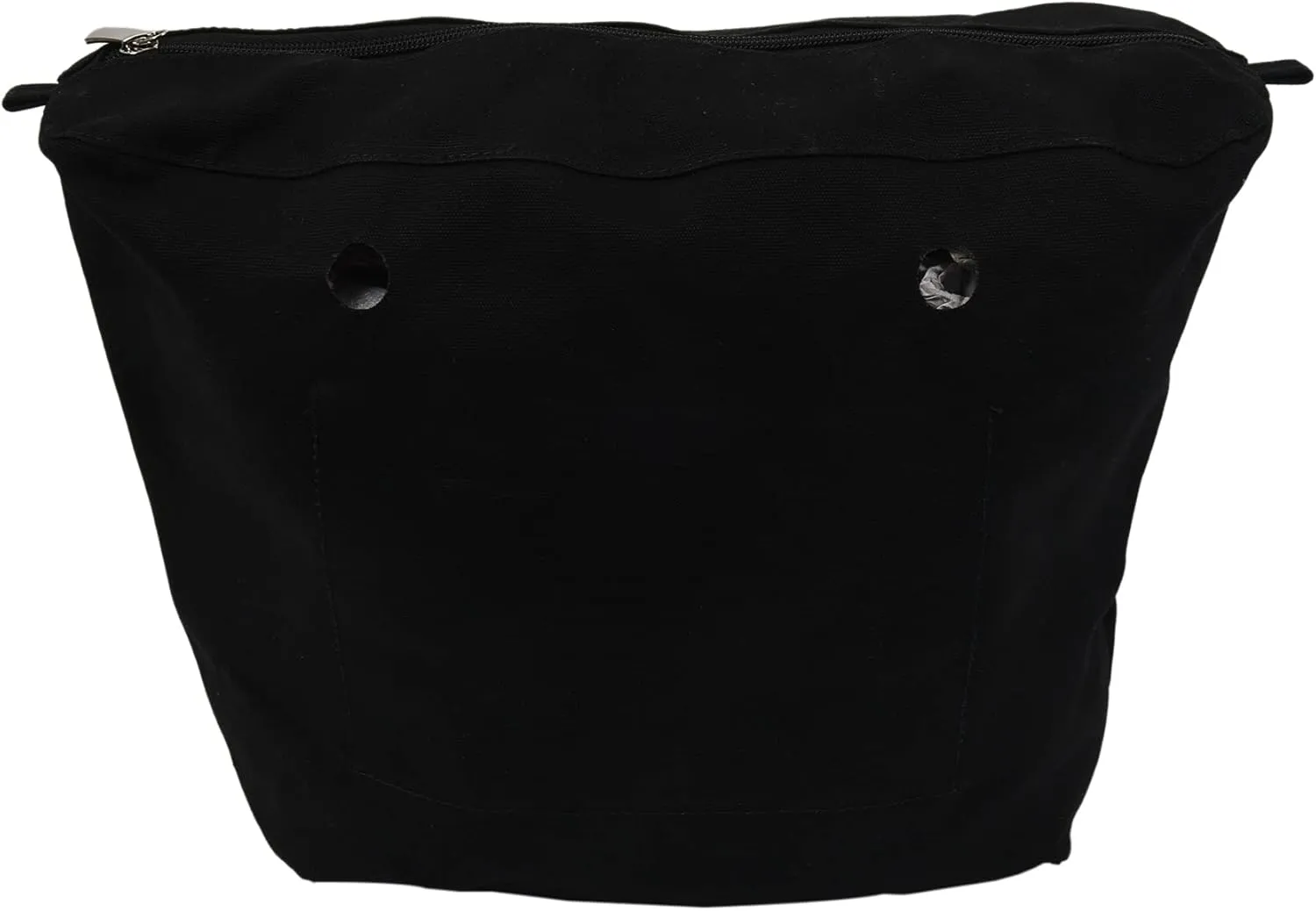 Solid Canvas Insert Inner Lining Insert Zipper Pocket for Obag O Bag Handbag Bag Black, black, 39*12*31cm