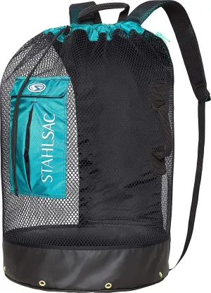 Stahlsac Bonaire Mesh Backpack: Big 142L size, ideal for dive gear, dry pockets