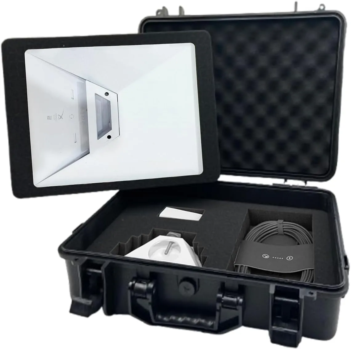 Starlink Mini Case,Portable Waterproof Travel Case fits the Starlink Mini, Kickstand, Pipe Adapter, Cables, Power Supply and More- Protective,Hard Shell Storage Case with Customizable Foam