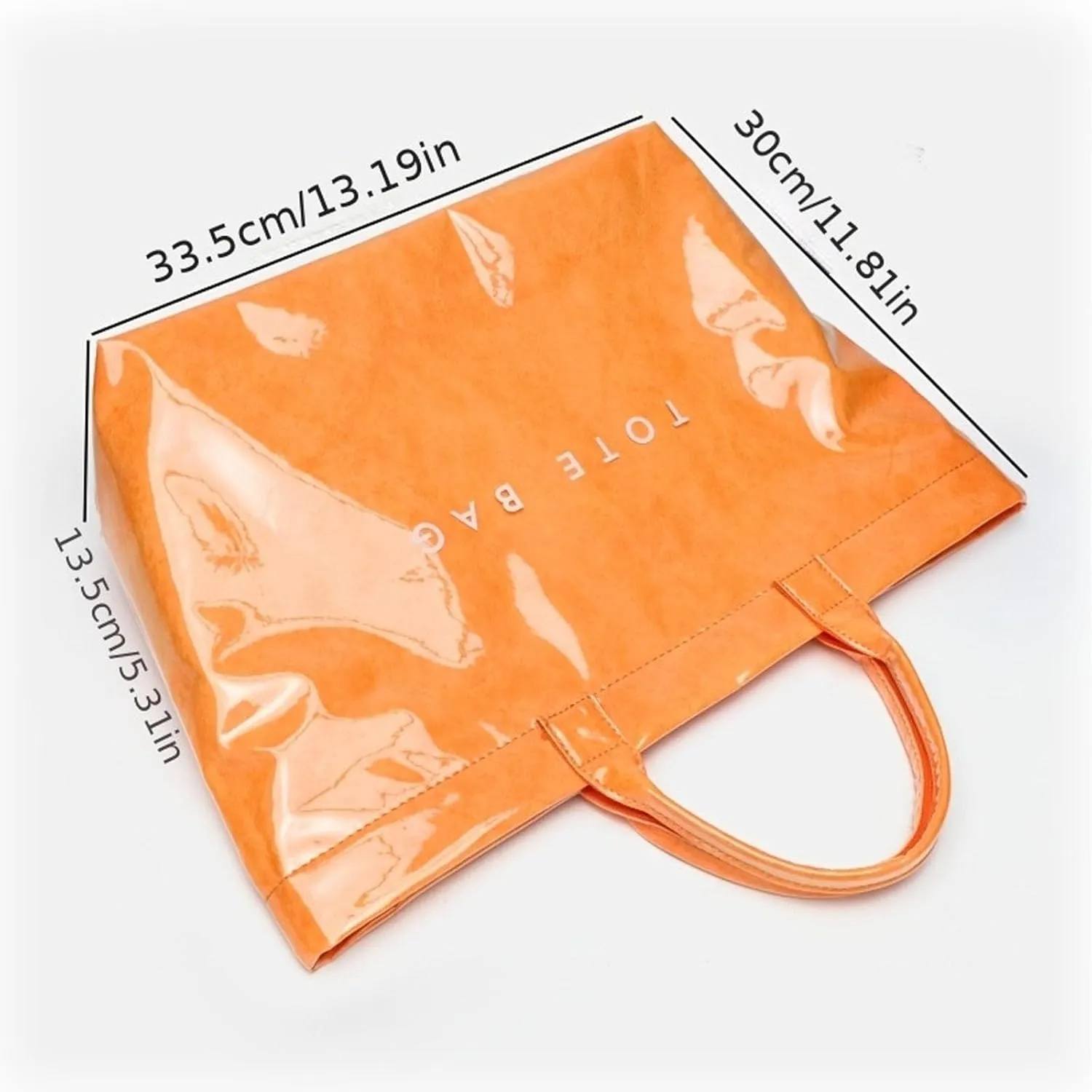 Stellaya Tote Bag, Pvc Tote Bag for Women, Stellaya Womens Letters Print Tote Bag, Fashion Tote Bag Top Handle