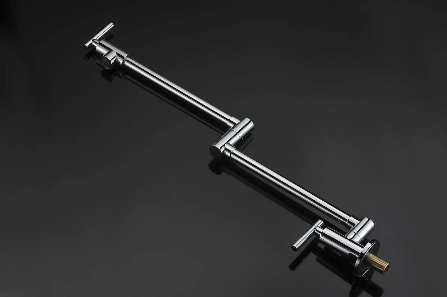 Sumerain Pot Filler Faucet Wall Mounted Stove Pot Filler in Chrome Finish