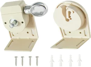 Sunshade Replacement Bracket, Compatible with Coolaroo External Roller Blind, Upgraded to Metal Ring, More Durable and Long-Lasting