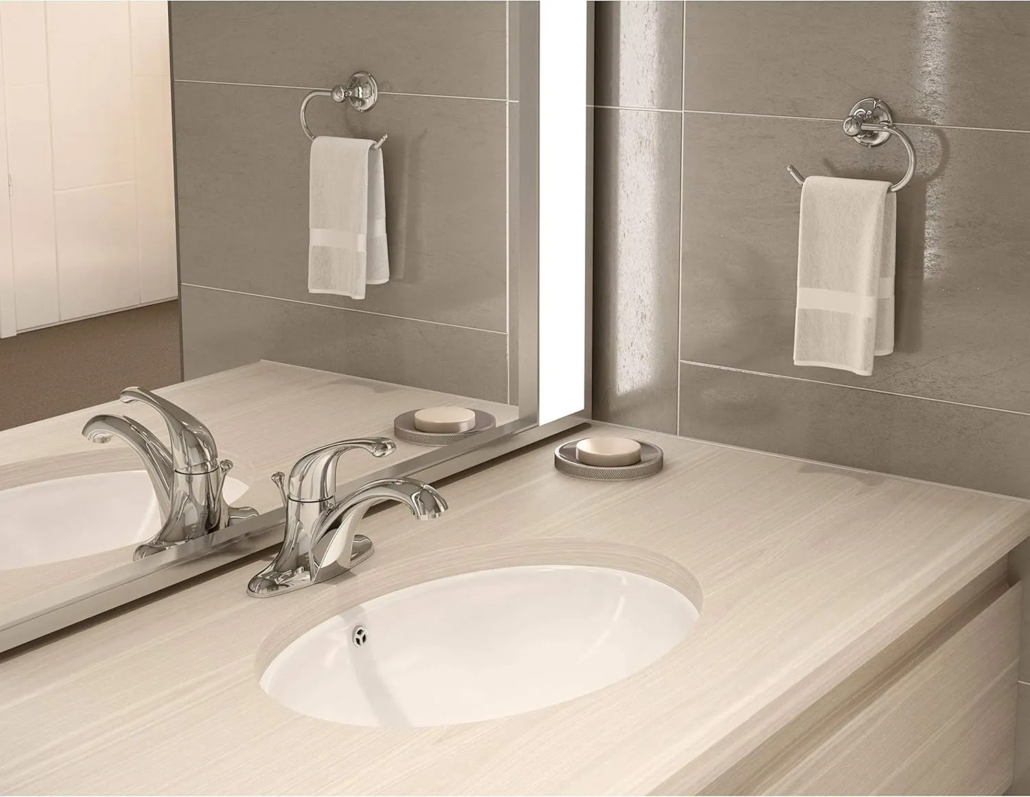 Symmons S-6612-1.0 Unity Centerset Single-Handle Bathroom Faucet in Polished Chrome (1.0 GPM)