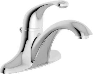 Symmons S-6612-1.0 Unity Centerset Single-Handle Bathroom Faucet in Polished Chrome (1.0 GPM)