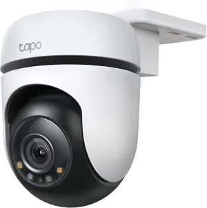 Tapo 2K Outdoor Wired Pan/Tilt Security Wi-Fi Camera, 360° View, Motion Tracking, Works w/Alexa & Google Home, Color Night Vision, Free AI Detection, Cloud & SD Card Storage(up to 512GB), Tapo C510W