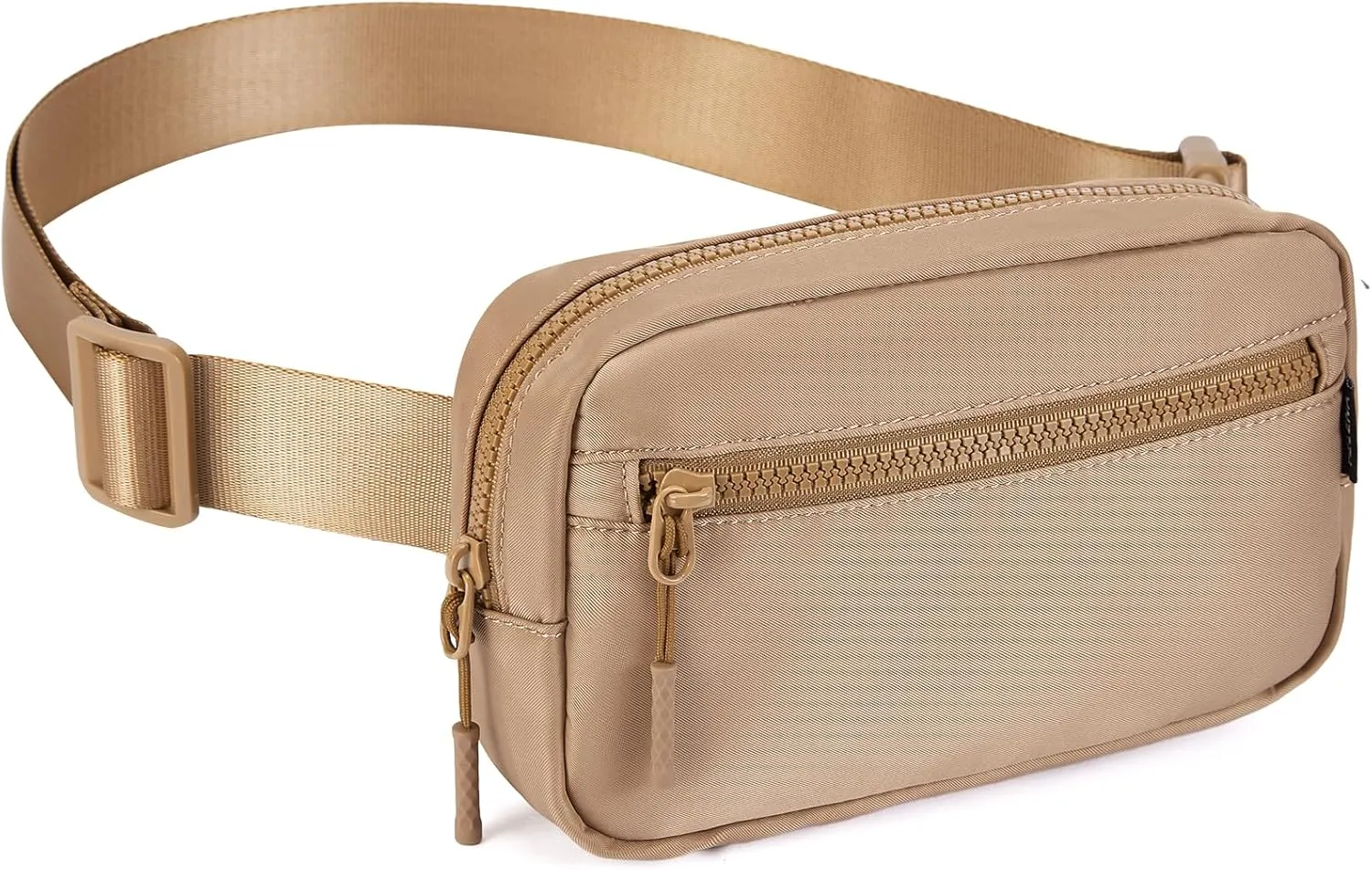 Telena Fanny Packs Crossbody Belt Bag Cross Body Bag Fashionable for Women with Adjustable Strap Light Brown
