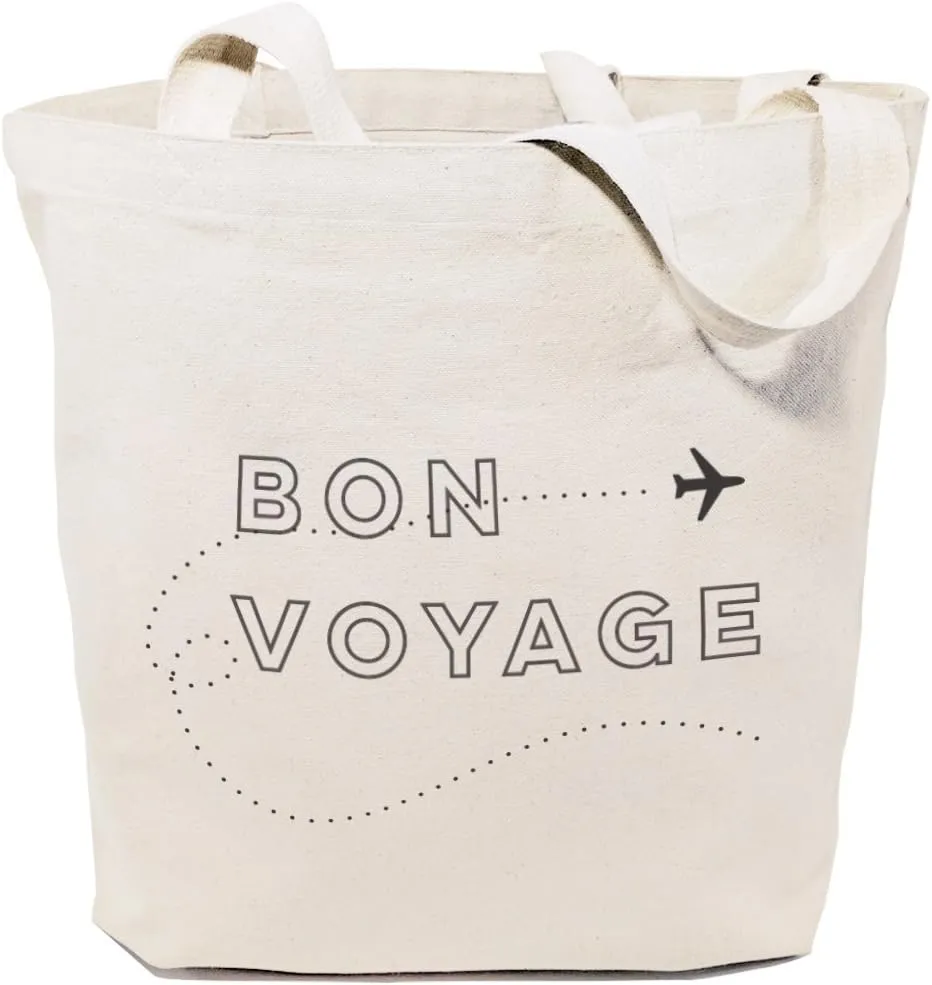 The Cotton & Canvas Co. Beach, Grocery, Farmers Market, Shopping and Travel Reusable Shoulder Tote and Handbag …