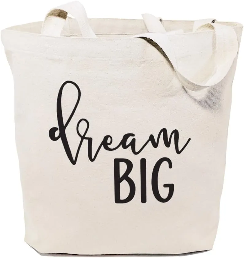 The Cotton & Canvas Co. Beach, Grocery, Farmers Market, Shopping and Travel Reusable Shoulder Tote and Handbag …