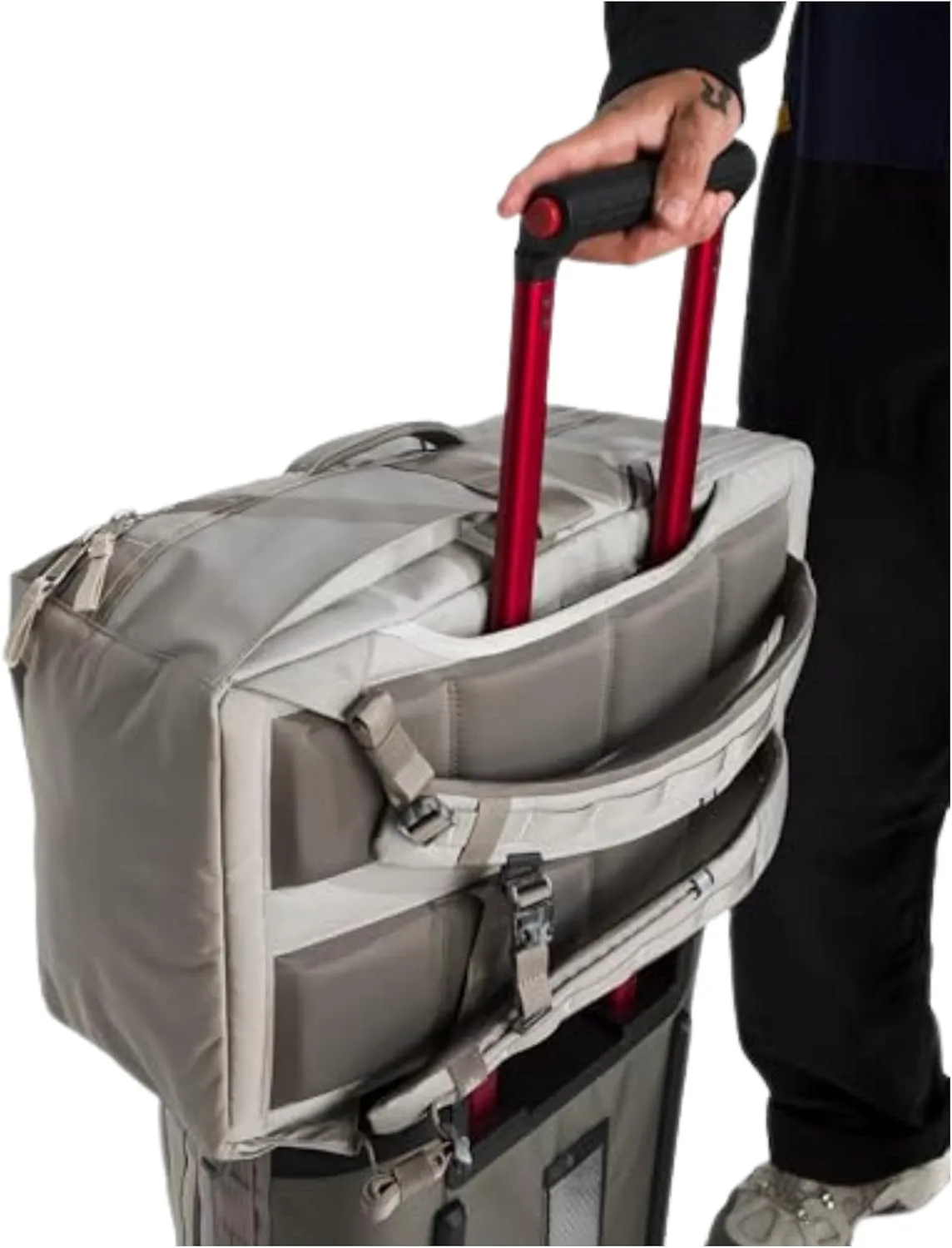 THE NORTH FACE Base Camp Voyager Travel Pack - PFAS Free, Soapstone/Stone Slab, One Size