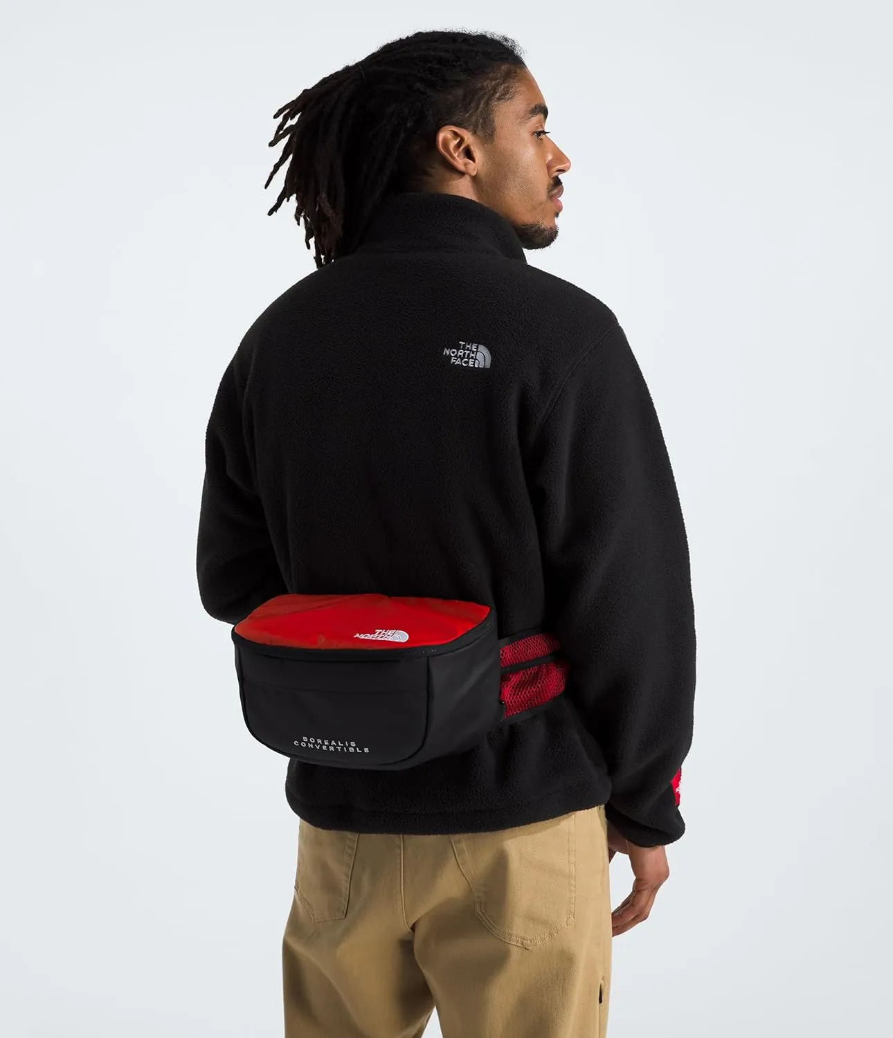 THE NORTH FACE Borealis Convertible Pack, TNF Red/TNF Black, One Size