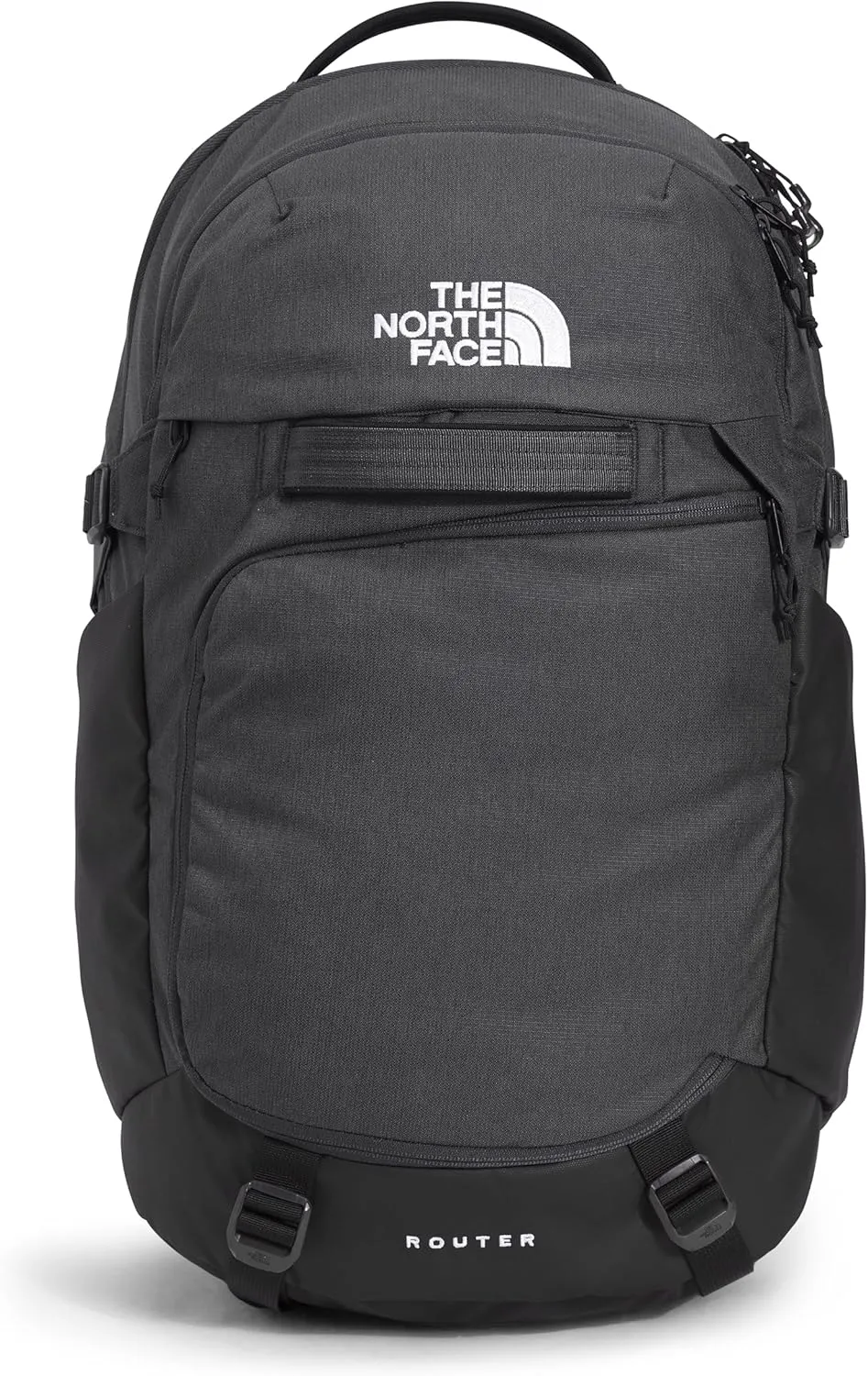 THE NORTH FACE Router Everyday Laptop Backpack, Asphalt Grey Light Heather/TNF Black-NPF, One Size