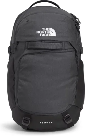 THE NORTH FACE Router Everyday Laptop Backpack, Asphalt Grey Light Heather/TNF Black, One Size