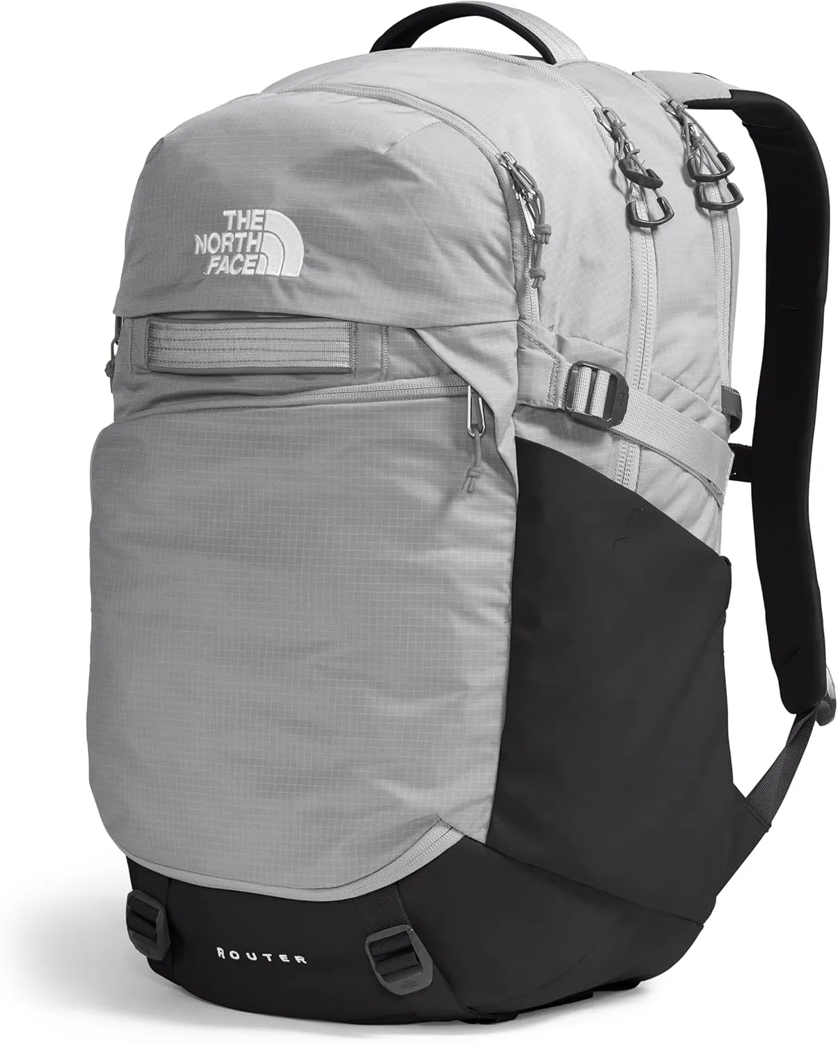 THE NORTH FACE Router Everyday Laptop Backpack, Meld Grey/TNF Black-NPF, One Size