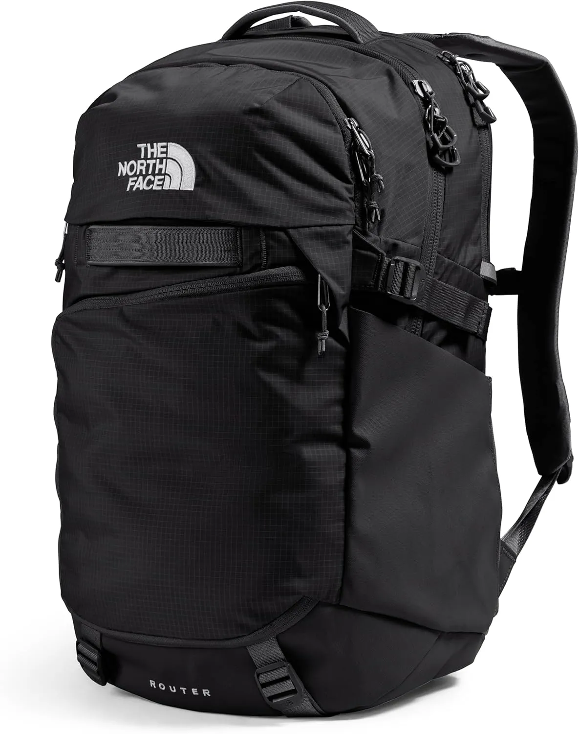 THE NORTH FACE Router Everyday Laptop Backpack, TNF Black/TNF Black-NPF, One Size