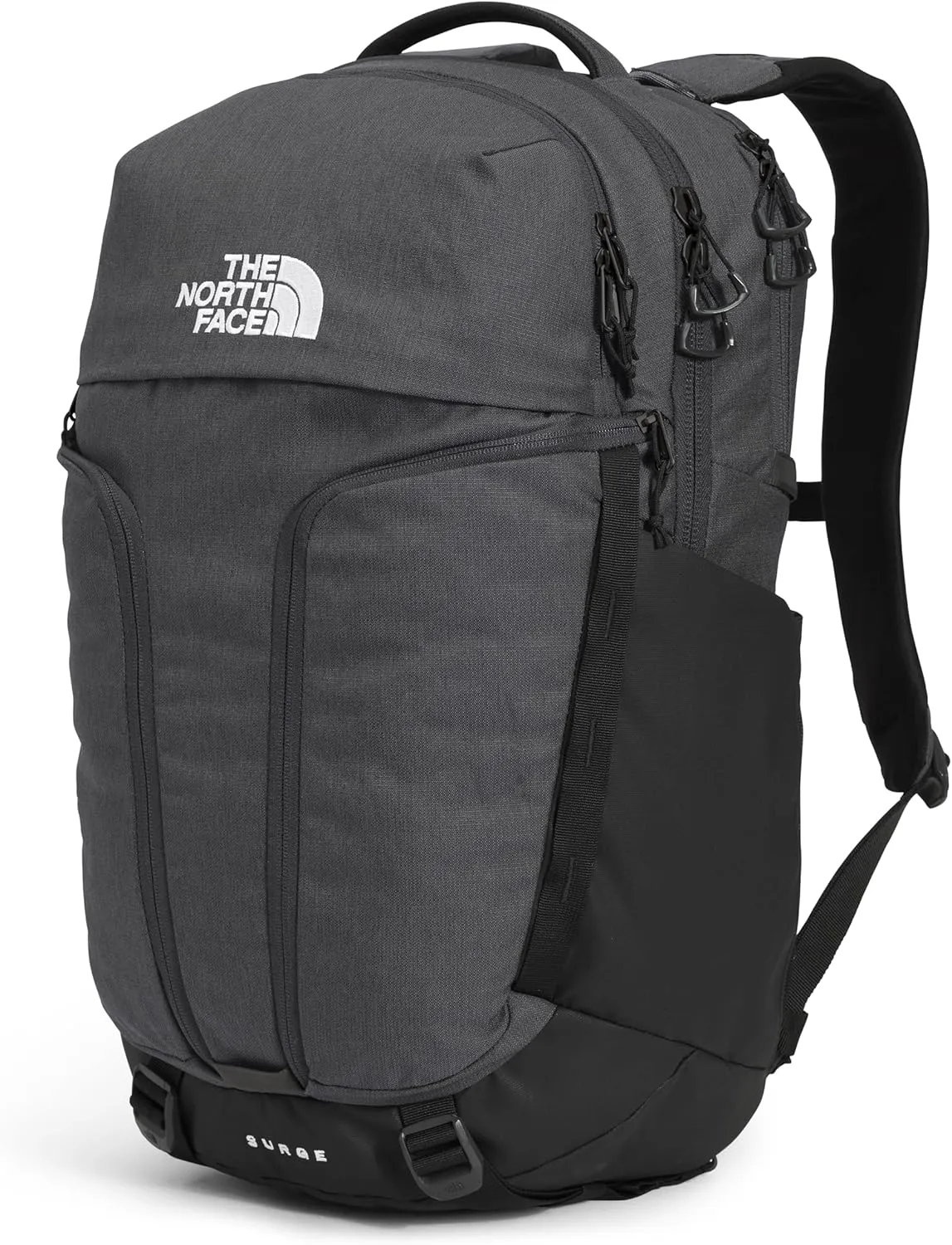 THE NORTH FACE Surge Commuter Laptop Backpack, Asphalt Grey Light Heather/TNF Black-NPF, One Size