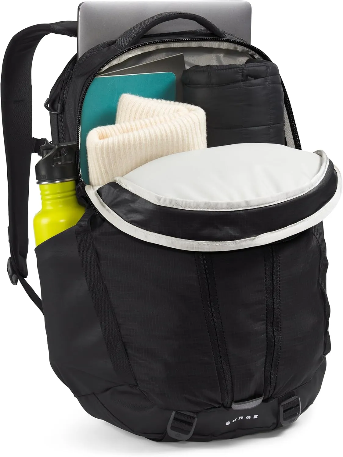 THE NORTH FACE Surge Commuter Laptop Backpack, TNF Black/TNF Black-NPF, One Size