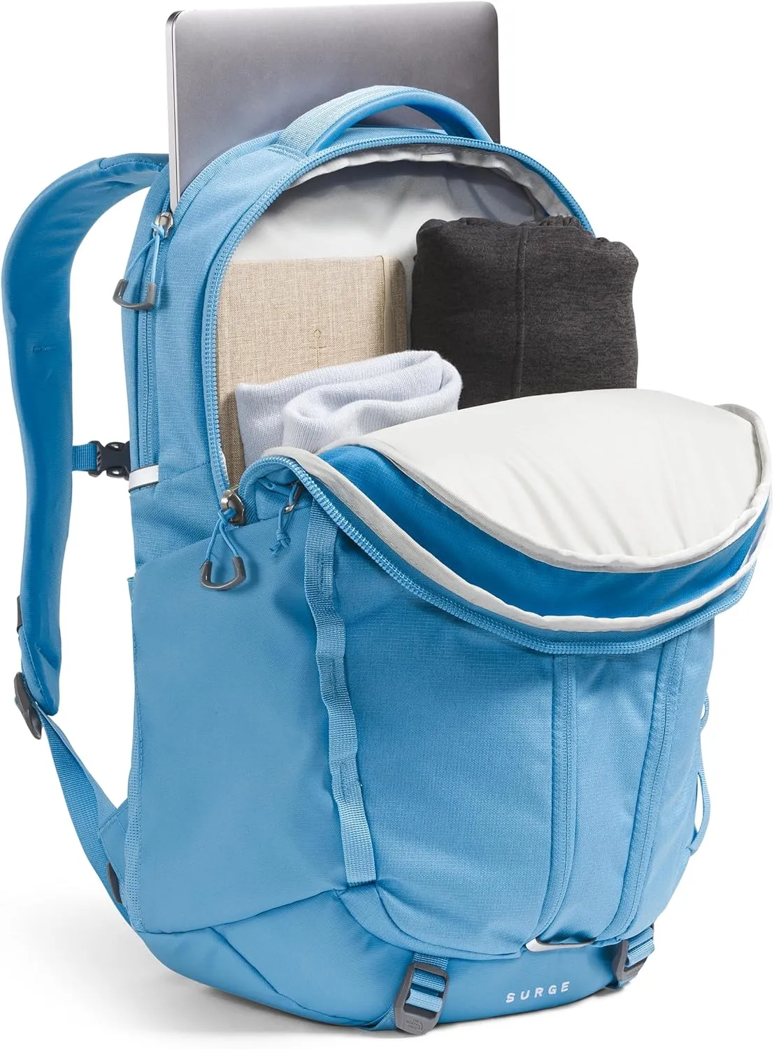 THE NORTH FACE Women's Surge Commuter Laptop Backpack, Dark Cornflower Dark Heather, One Size
