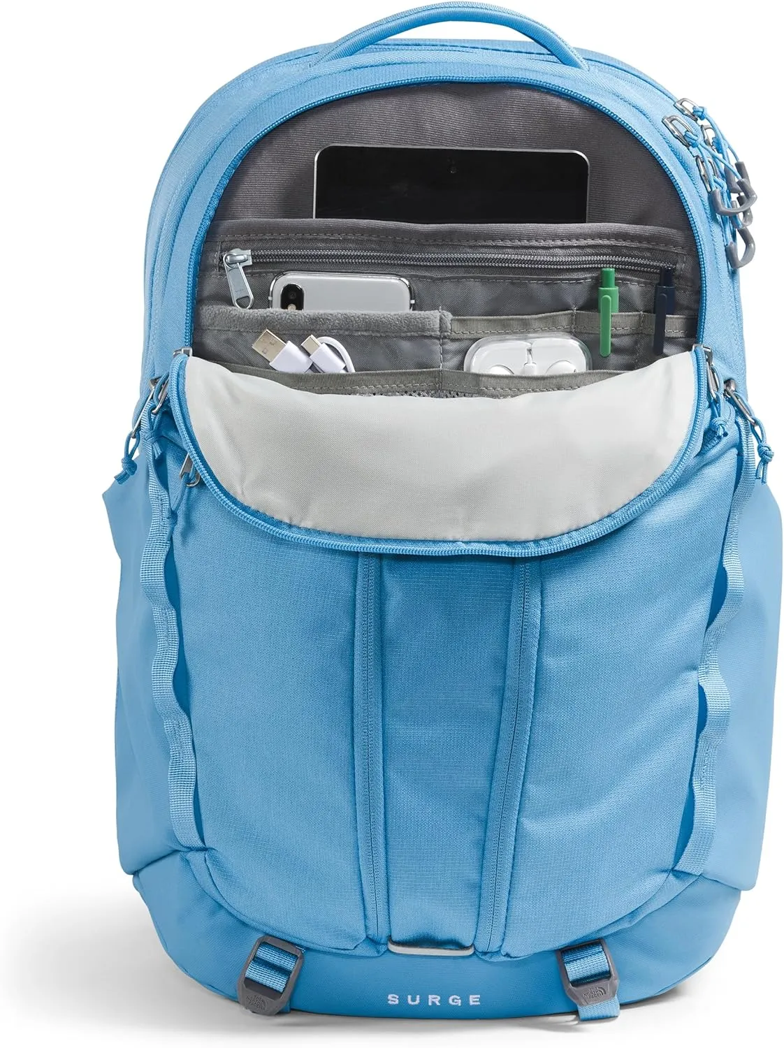 THE NORTH FACE Women's Surge Commuter Laptop Backpack, Dark Cornflower Dark Heather, One Size