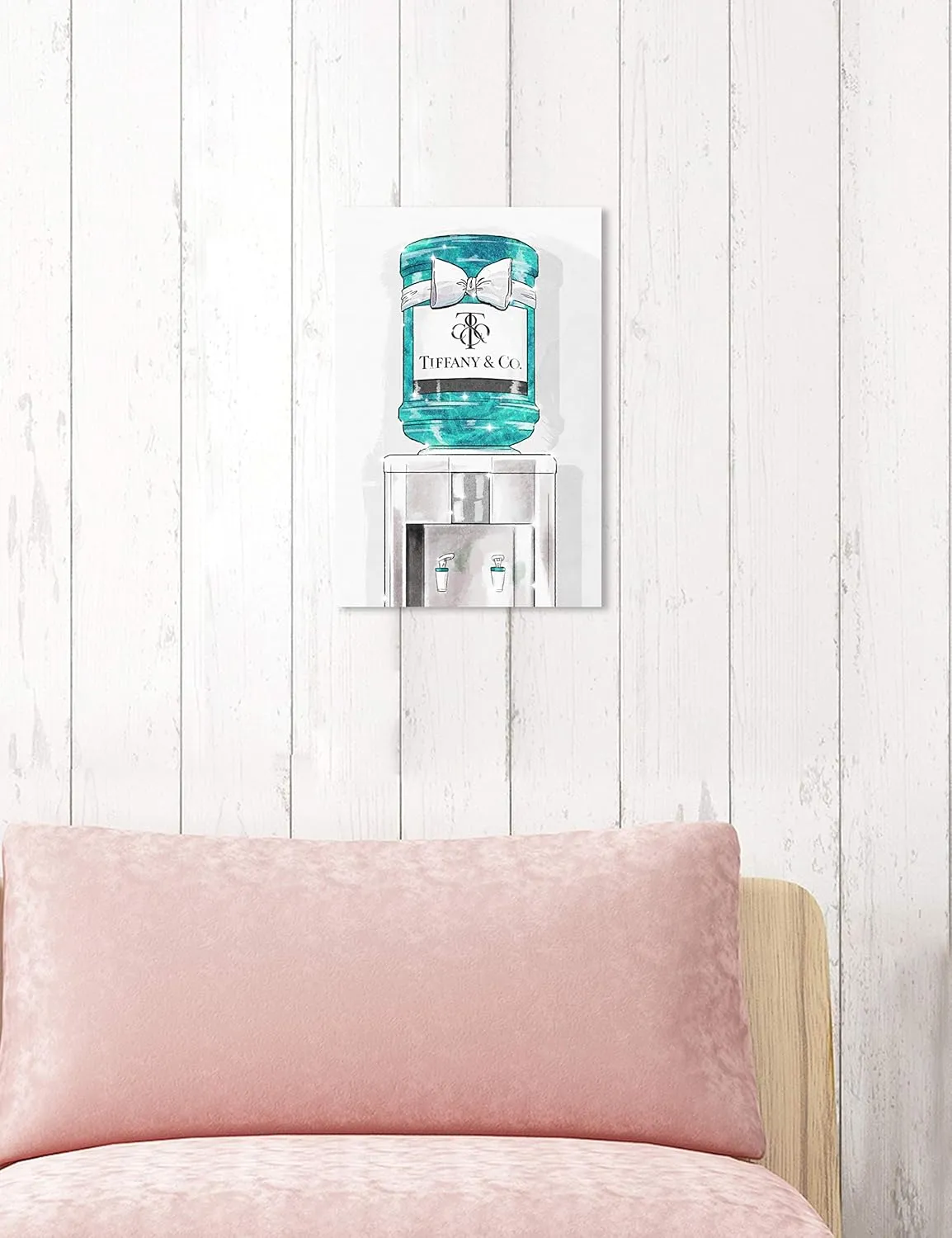 The Oliver Gal Artist Co. Fashion and Glam Wall Art Canvas Prints 'Jeweled Watercooler'