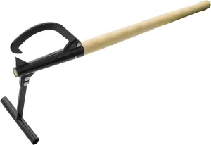 Timberjack Log Lifter - 48-Inch Wood and Metal Log Splitter Tool with 14.5-Inch Log Opening - Helps Hoist, Move, and Chainsaw Logs by Earth Worth