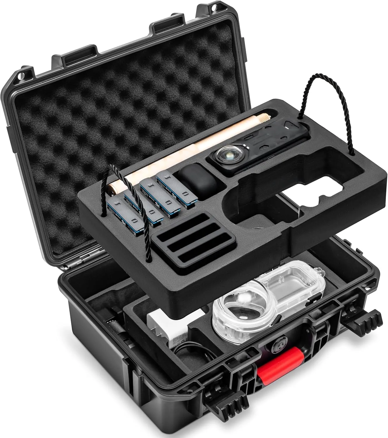Tomat Hard Case for Insta360 X4, Waterproof Carrying Case for Insta360 X4 Camera and Accessories, Compatibility for Insta360 X4 Invisible Dive Case