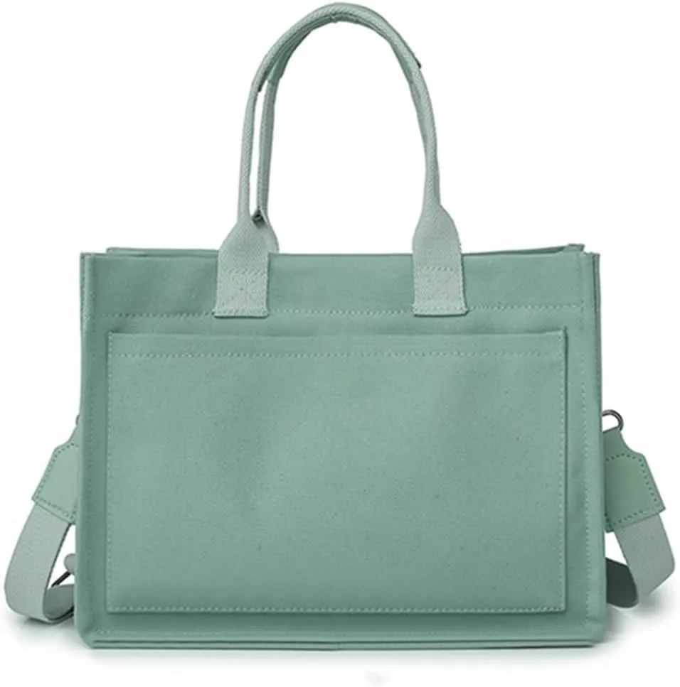 Tote Bag for Women Fashion Corduroy Handbags Casual Hobo Messenger Bag Canvas Shoulder Bag with Multi-pocket