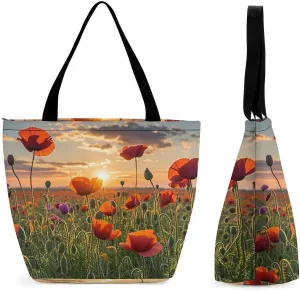 Tote Bag for Women Grocery Bag Snow Owl Foldable Shopping Bags Reusable Large Tote Bag
