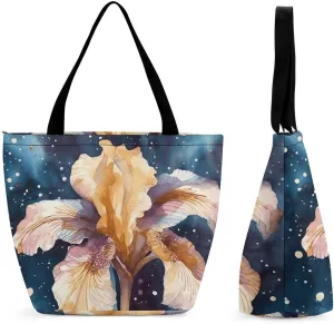 Tote Bag for Women Men Grocery Bag for Women Shopping Bag Plant Pattern Handbags Beach Bag Shoulder Bag for Shopping