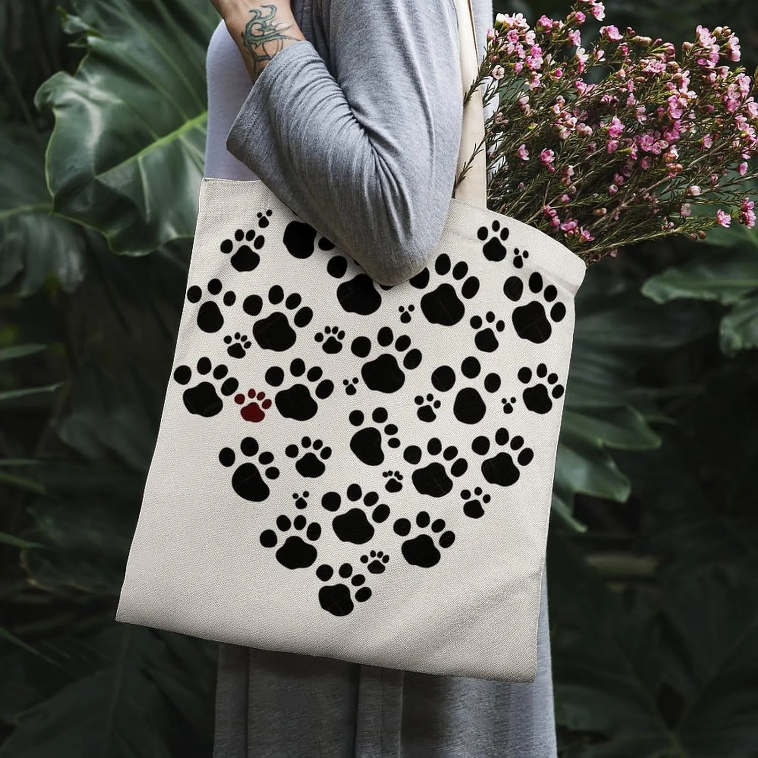 Tote Bag Laptop Handbag Elk In The Meadow Grocery Bag Canvas Shoulder Bag Crossbody Bag for Travel