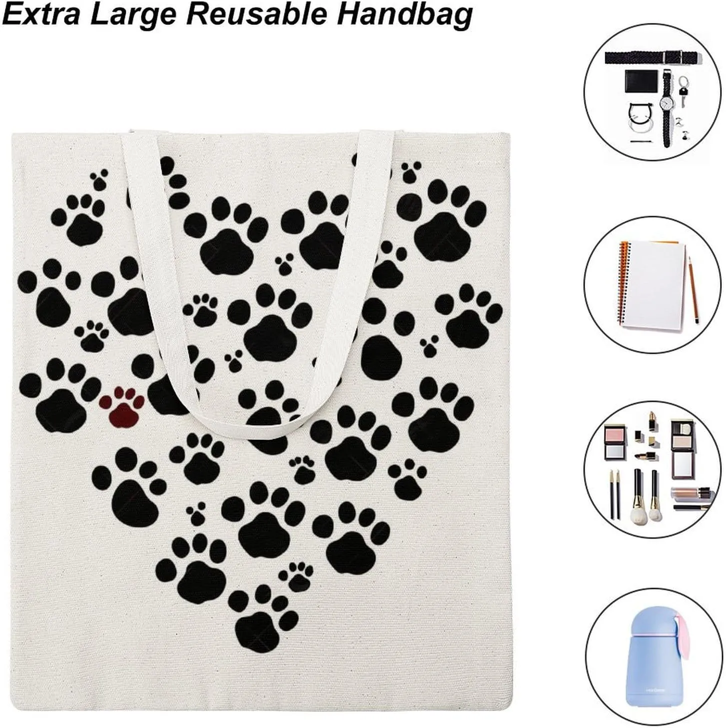 Tote Bag Laptop Handbag Elk In The Meadow Grocery Bag Canvas Shoulder Bag Crossbody Bag for Travel