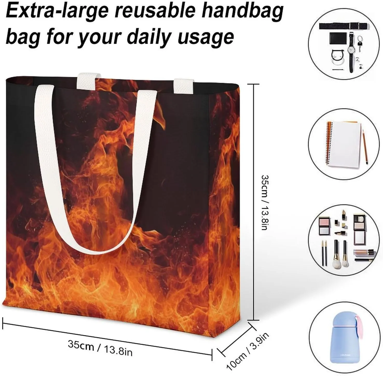 Tote Bag Laptop Handbag Farm Sunflower Grocery Bag Canvas Shoulder Bag Crossbody Bag for Travel