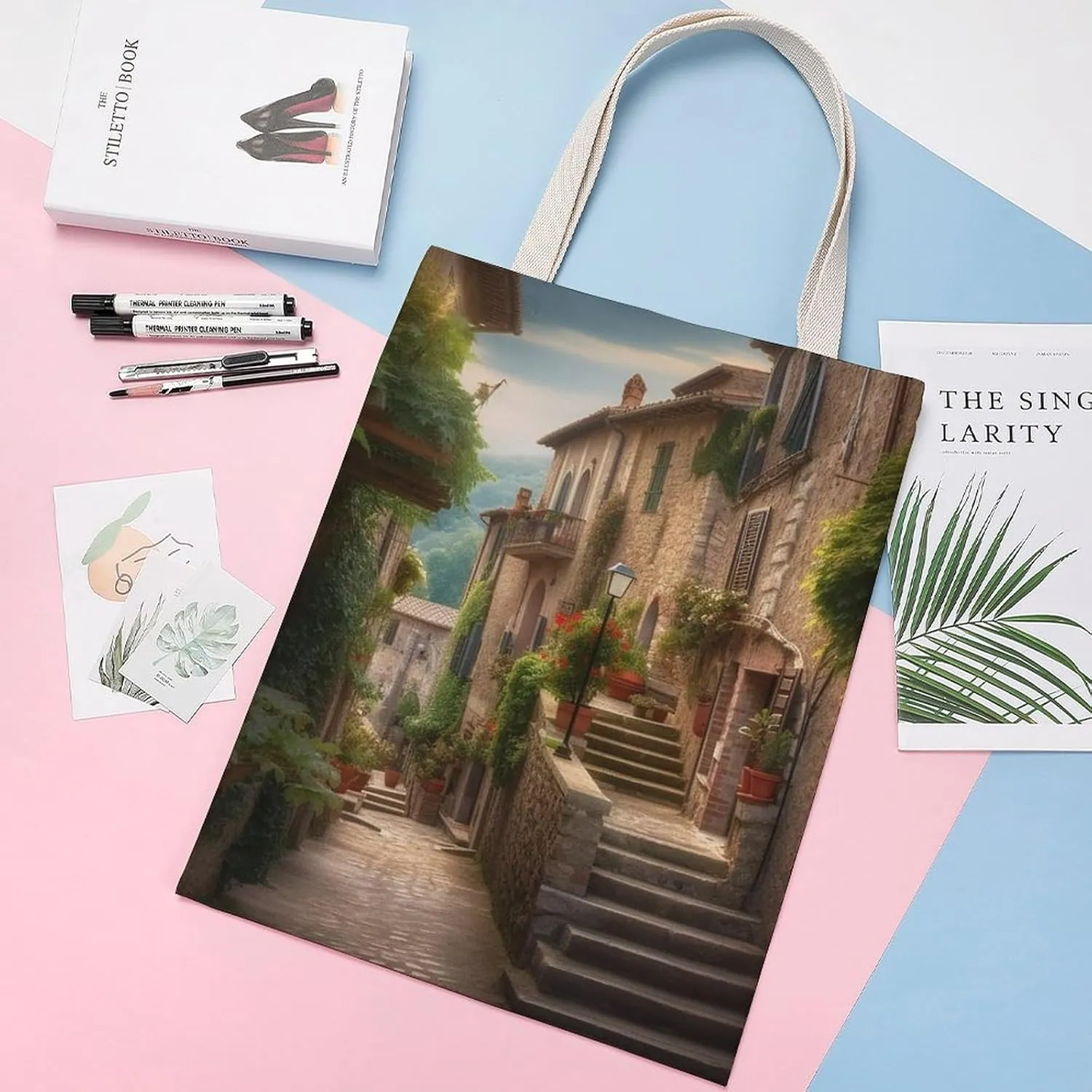 Tote Bag Laptop Handbag Harp Seal Painting Grocery Bag Canvas Shoulder Bag Crossbody Bag for Travel